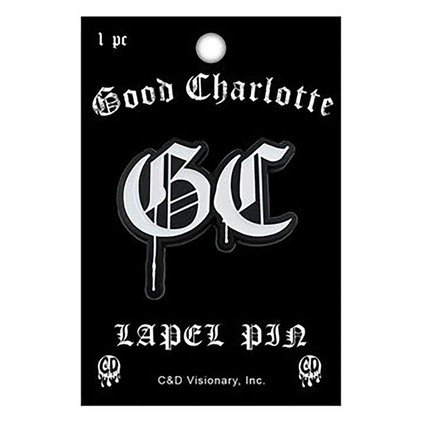 Graffiti Logo Pewter Pin Badge