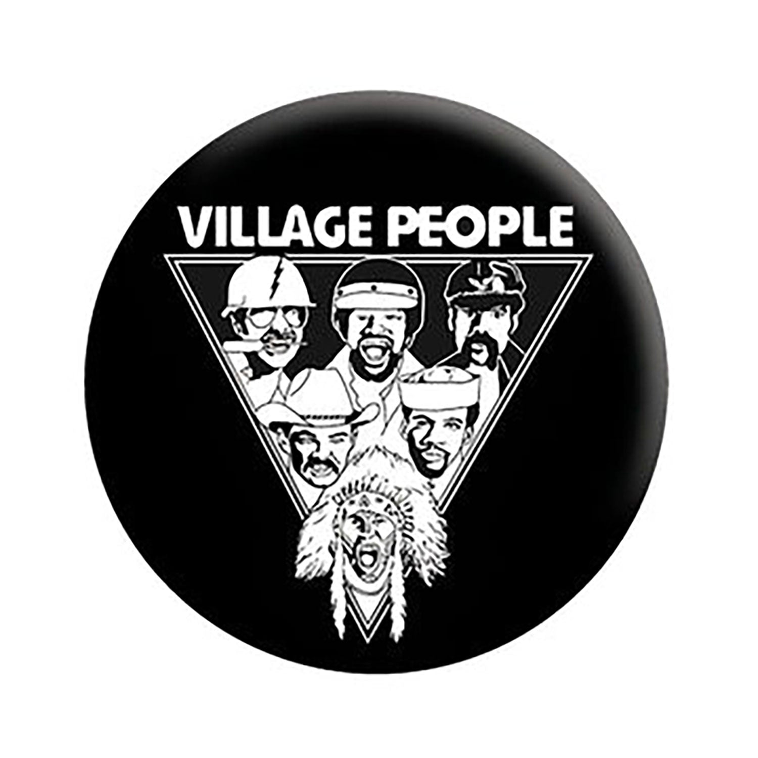 Village People Group Button