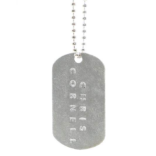 Chris Cornell Logo/Symbol Dog Tag Necklace