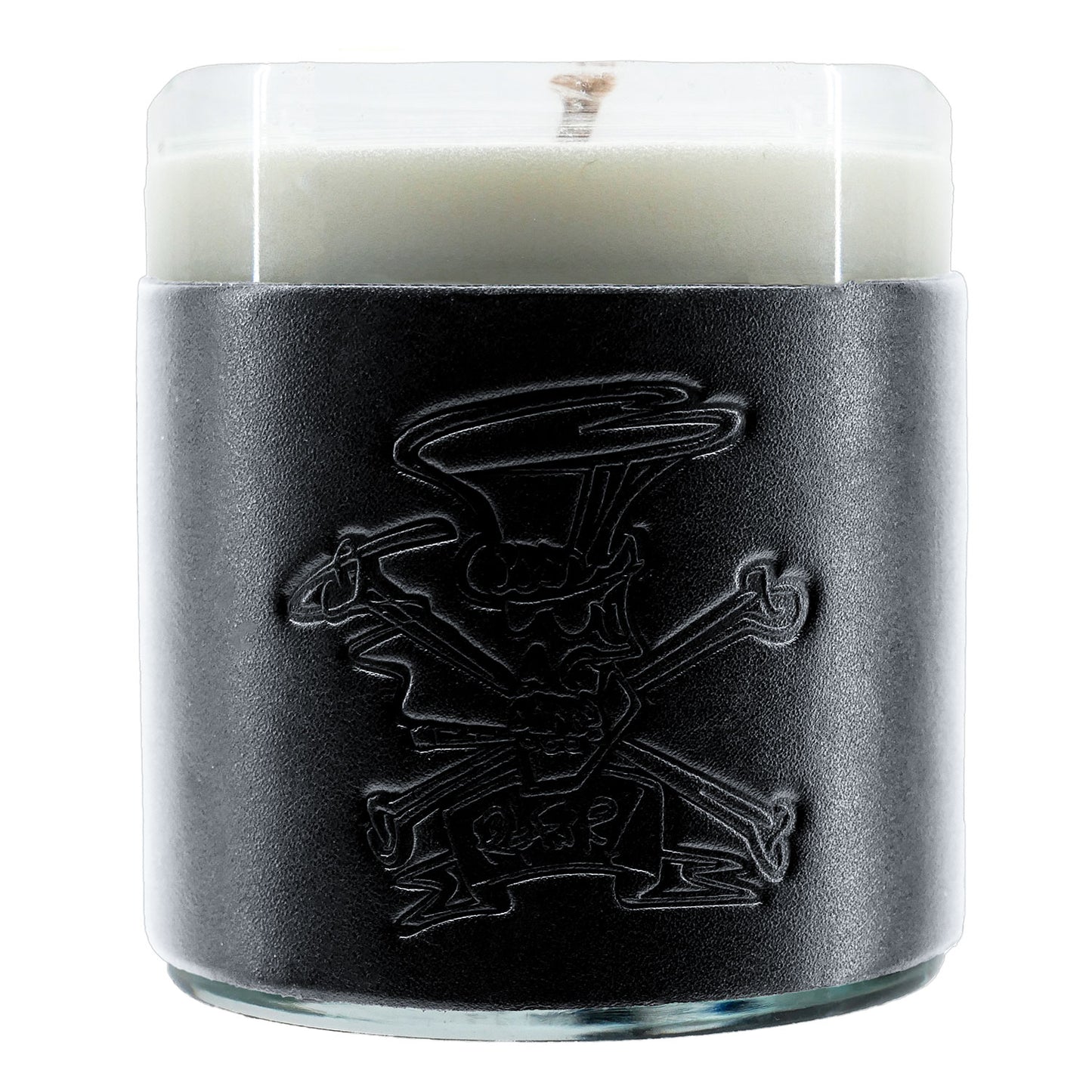 R&FN'R! Logo Leather Wrap Candle