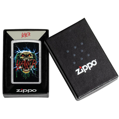 Slayer Lightning Skull Refillable Lighter