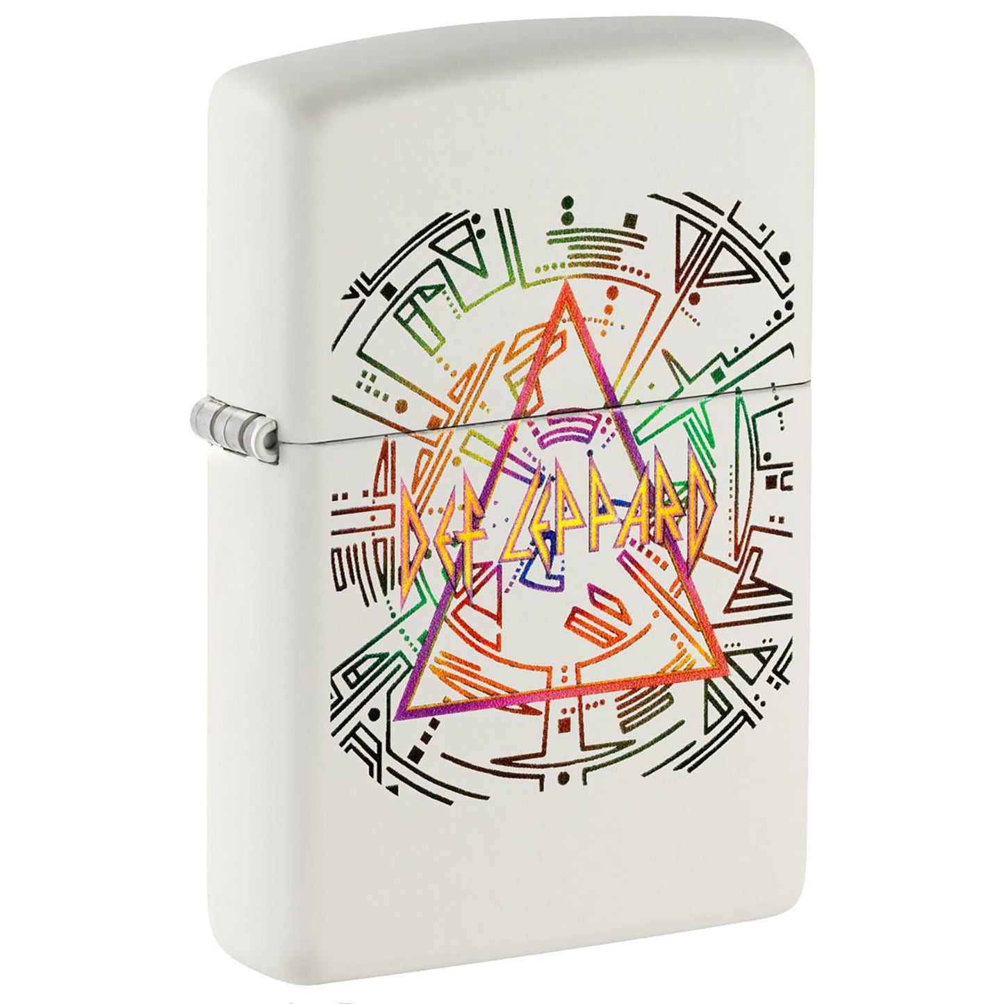 Def Leppard Glow-in-the-Dark Green Logo Refillable Lighter