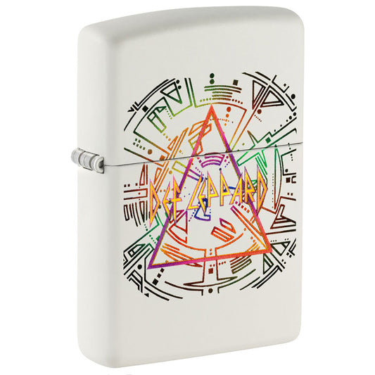 Def Leppard Glow-in-the-Dark Green Logo Refillable Lighter