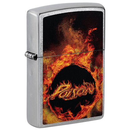 Poison Flames Logo Refillable Lighter
