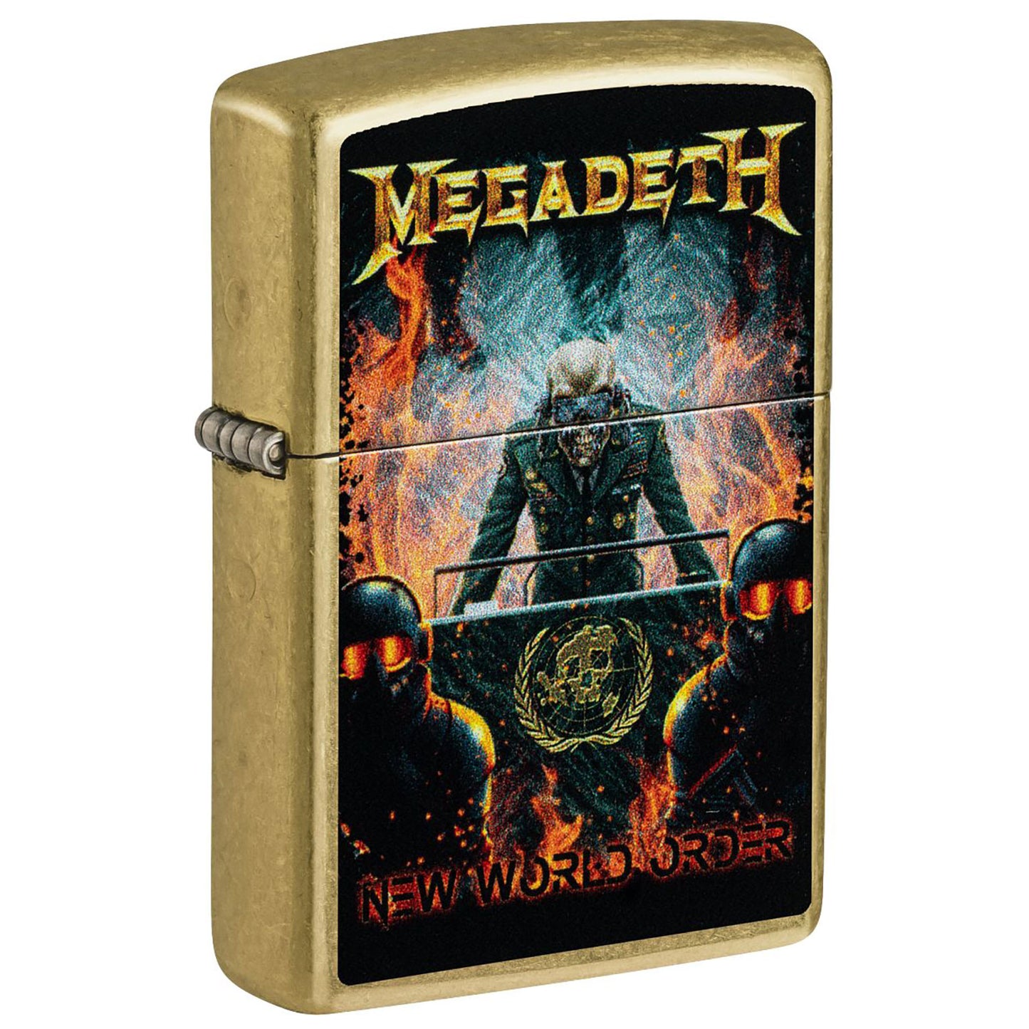 Megadeth New World Order Refillable Lighter