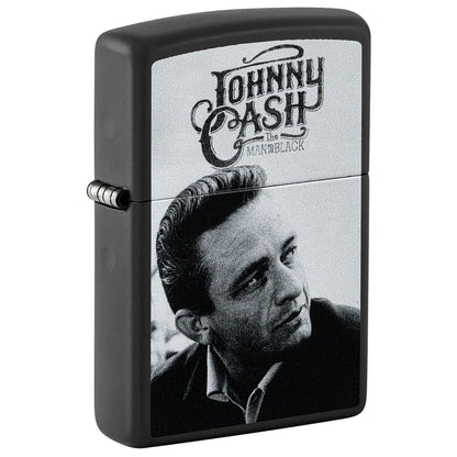 Johnny Cash Vintage Photo Refillable Lighter