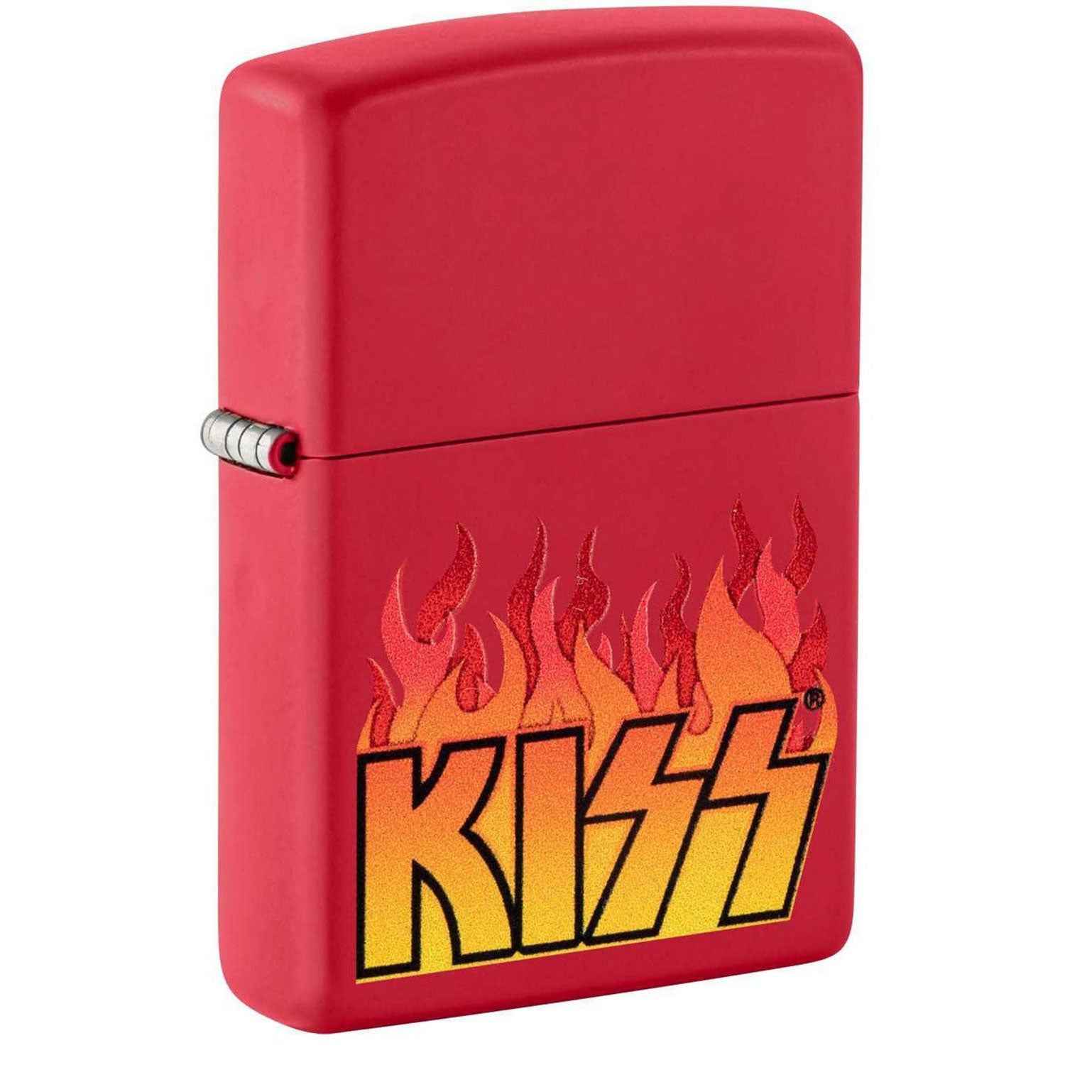 KISS Flaming Logo Refillable Lighter