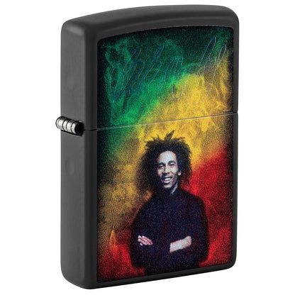 Bob Marley Black Light Arms Crossed Refillable Lighter
