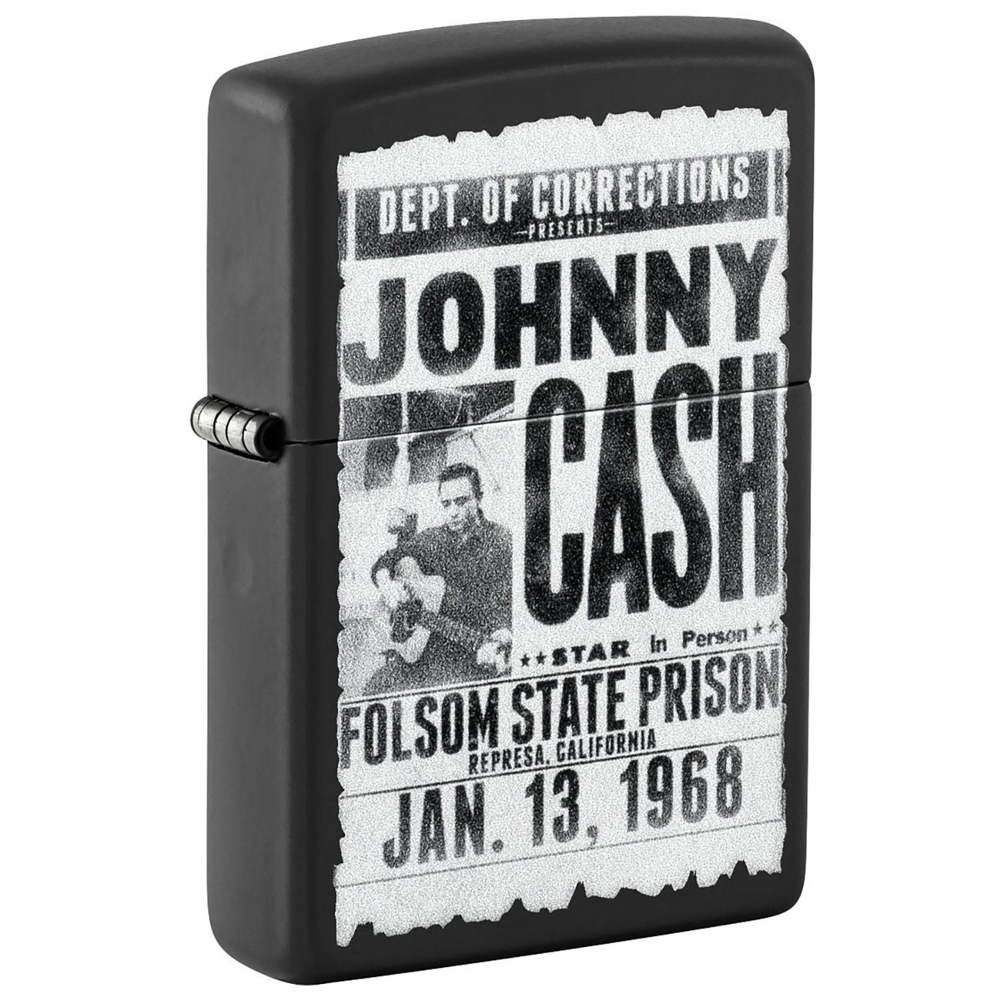 Johnny Cash Folsom Prison Refillable Lighter