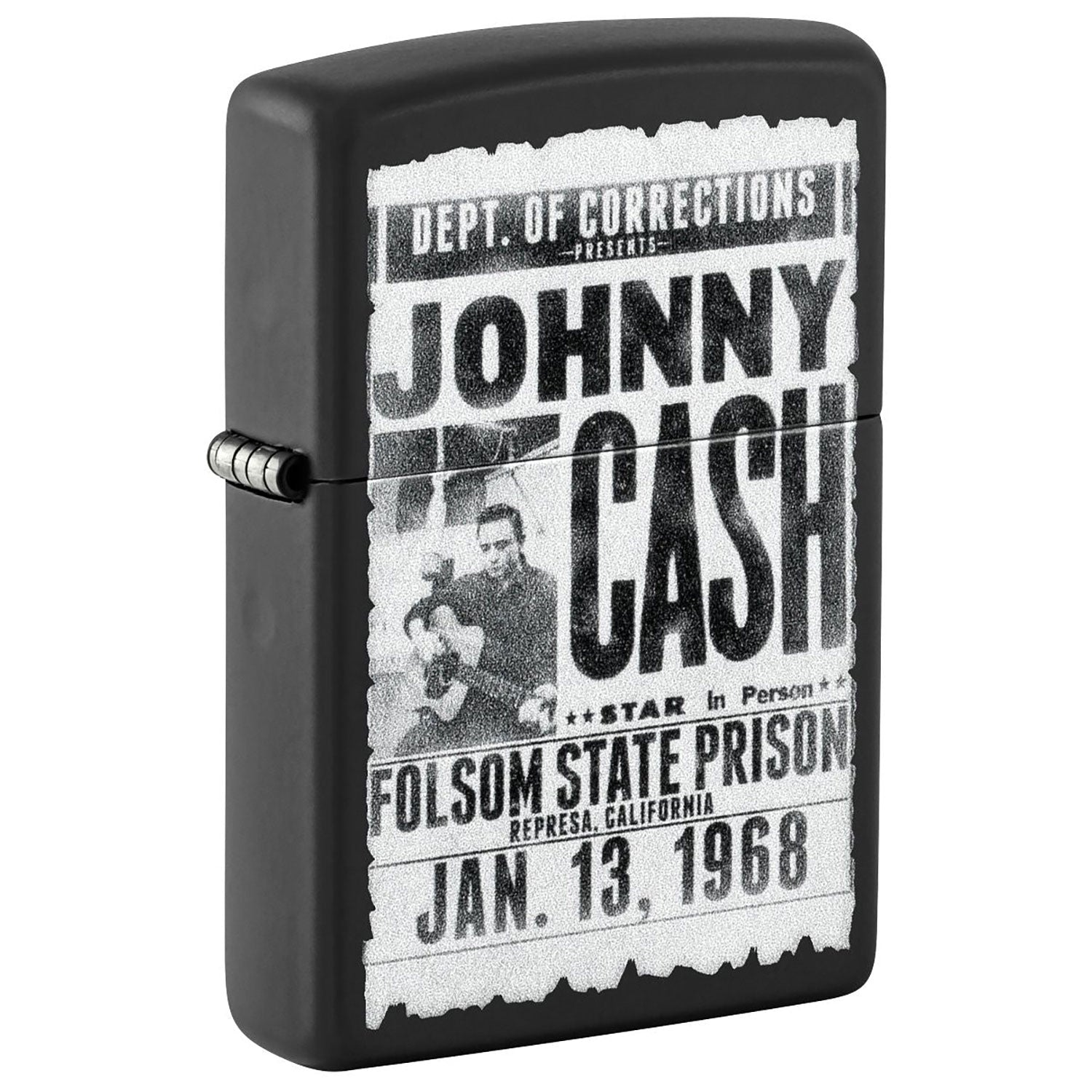 Johnny Cash Folsom Prison Refillable Lighter