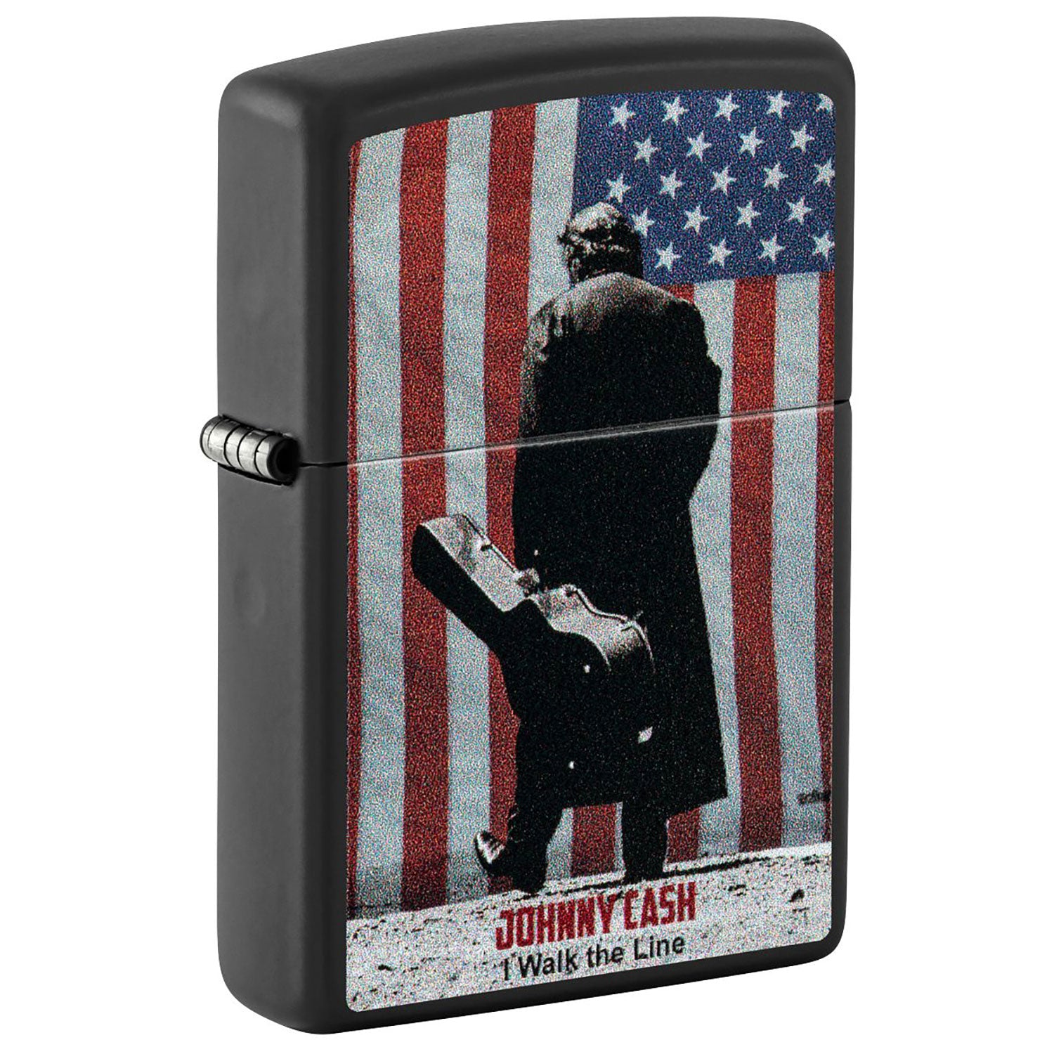 Johnny Cash American Flag Refillable Lighter