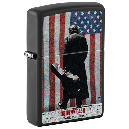 Johnny Cash American Flag Refillable Lighter