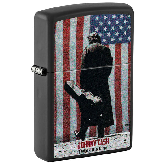 Johnny Cash American Flag Refillable Lighter