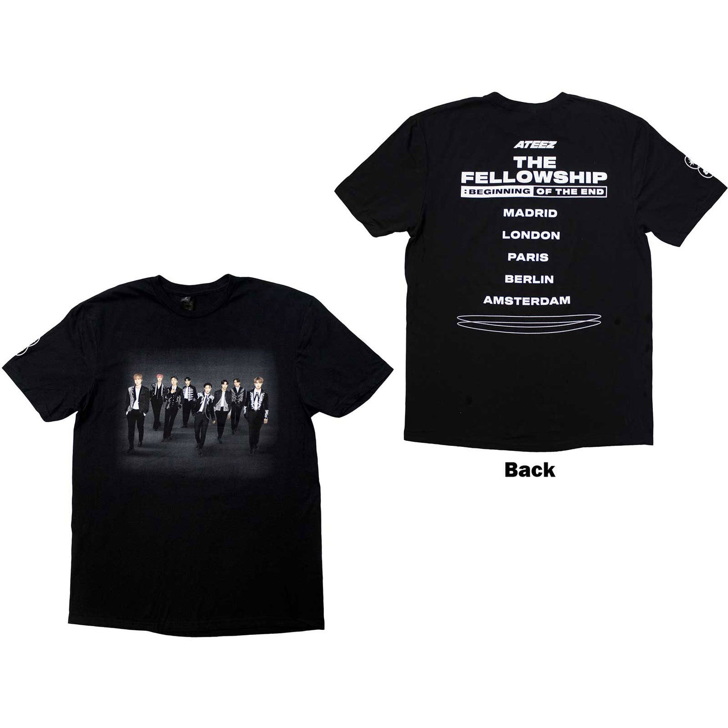 Ateez Fellowship Tour Euro Photo T-shirt