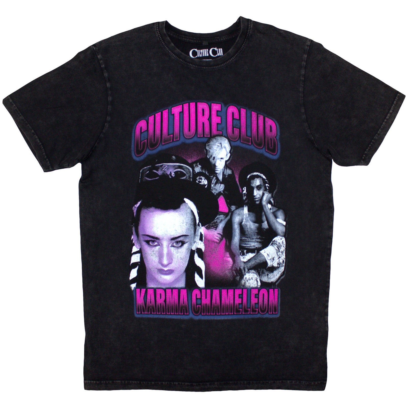 Boy George Karma Chameleon Stone Wash T-shirt
