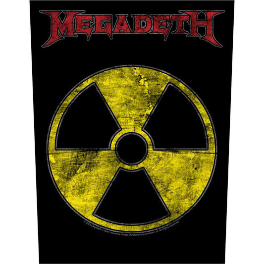 Megadeth Radioactive Back Patch