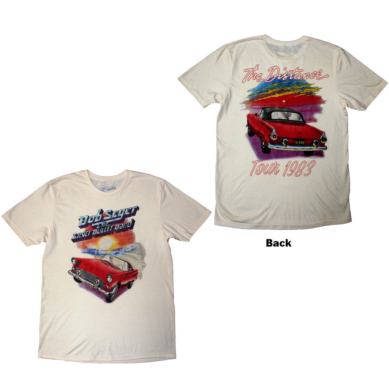 Bob Seger & The Silver Bullet Band Distance Tour T-shirt