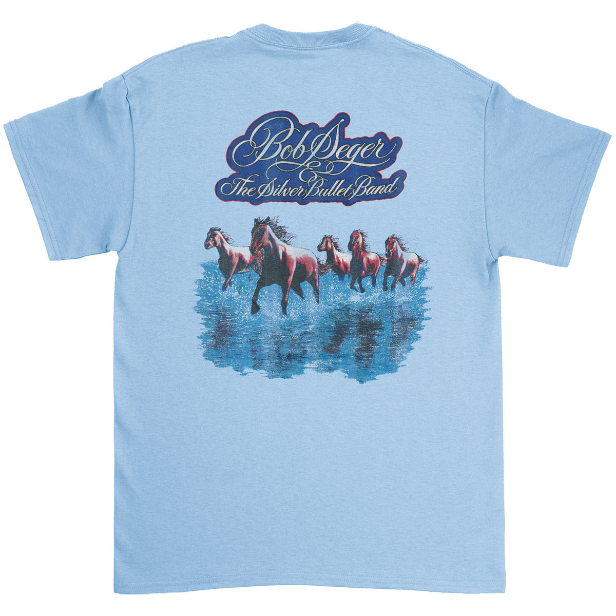Bob Seger & The Silver Bullet Band Horses T-shirt Back
