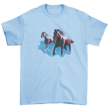 Bob Seger & The Silver Bullet Band Horses T-shirt Front