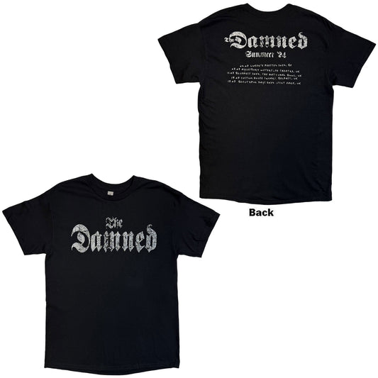 Damned Distressed Logo Eu Tour Summer 24 T-shirt