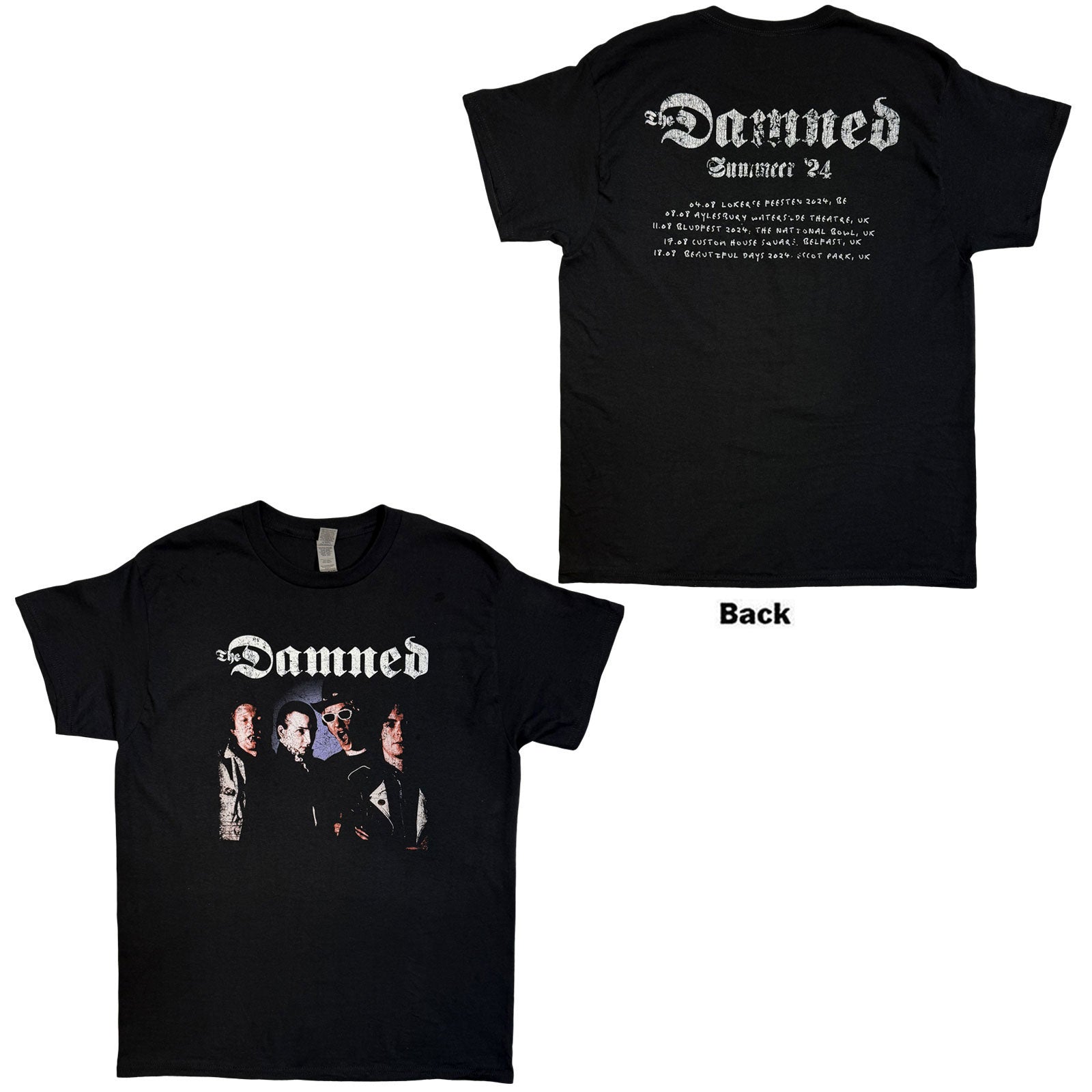 Damned Photo Eu Tour Summer 24 T-shirt