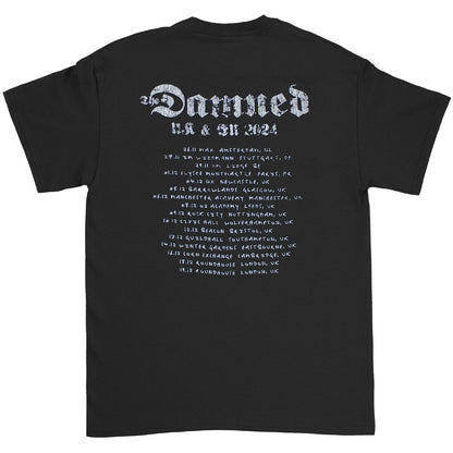 Damned Photo Uk & Eu Tour 24 T-shirt Back