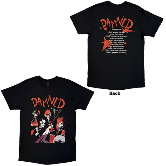 Damned Cartoon Eu Tour Summer 25 T-shirt