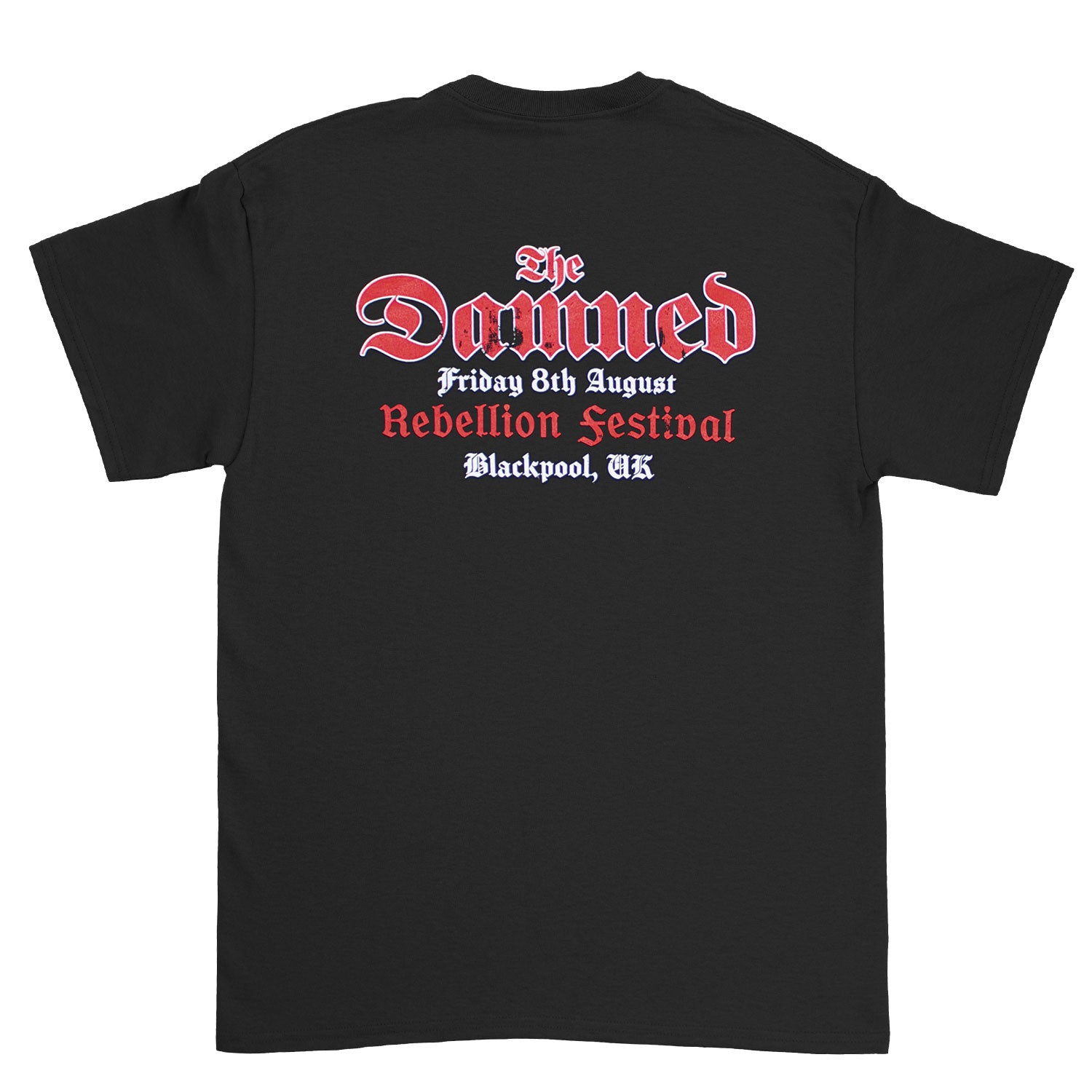 Damned Damned Skeleton/rebellion Festival 25 T-shirt
