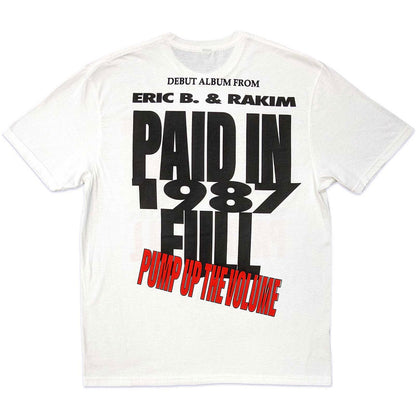 Eric B. & Rakim Pump Up The Volume T-shirt Back