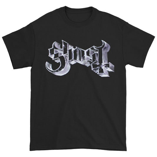 Ghost Metal Logo & Purple Grucifix T-shirt