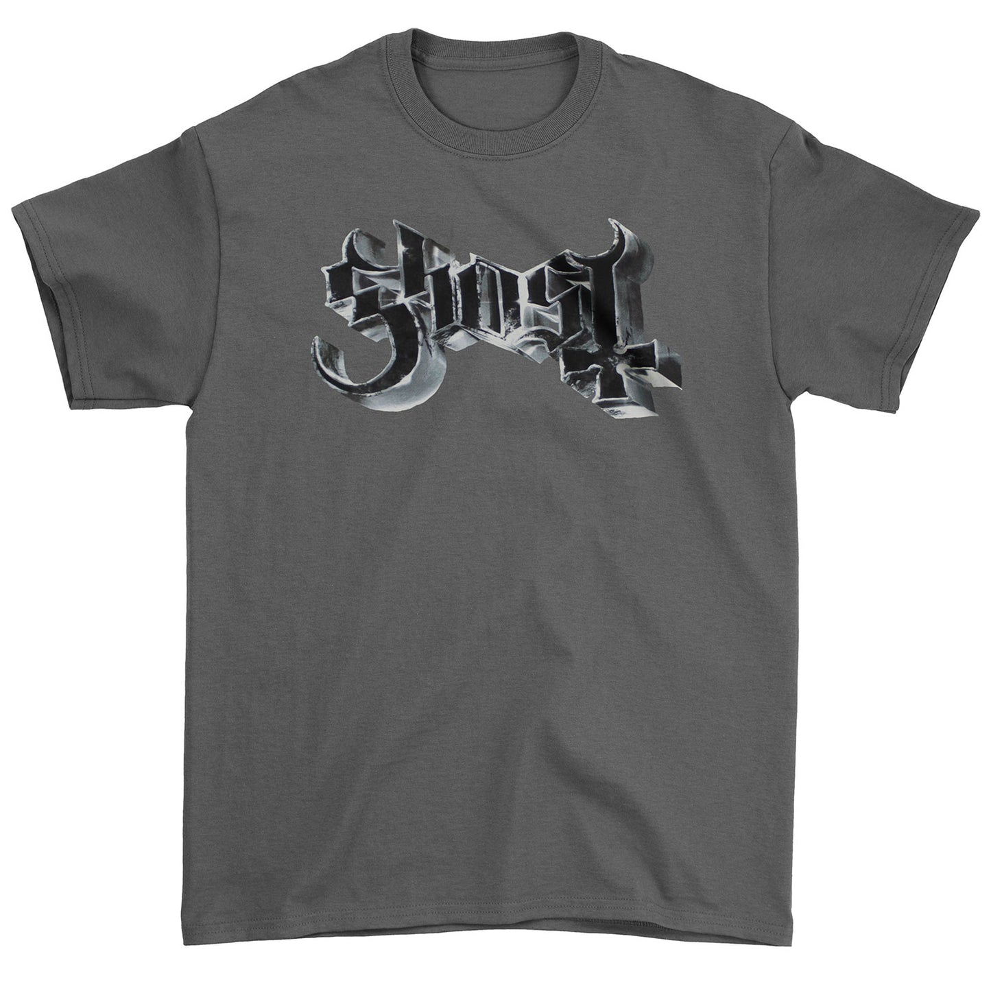 Chrome Logo & Grucifix Outline T-shirt