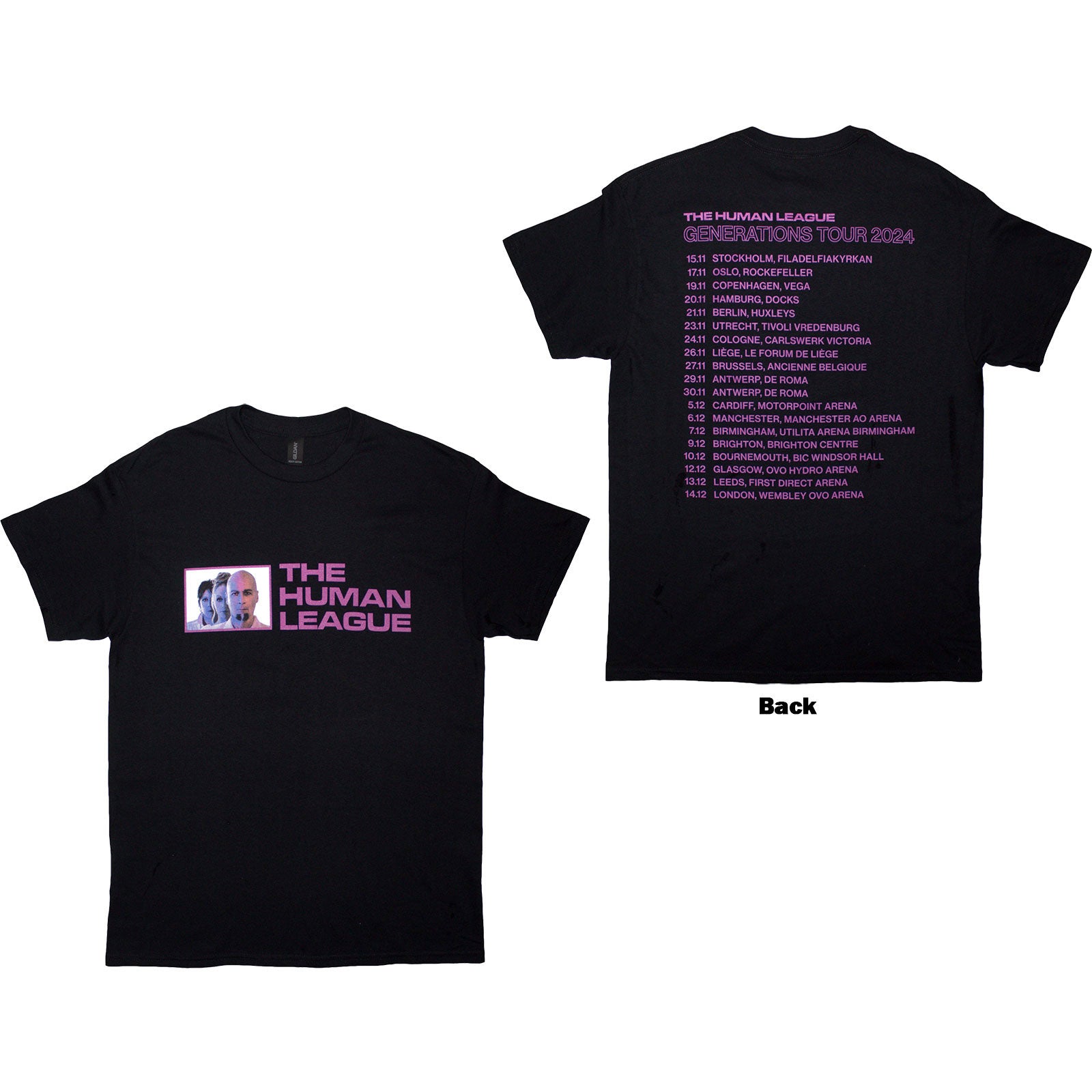 Human League Generations Tour '24 Photo T-shirt