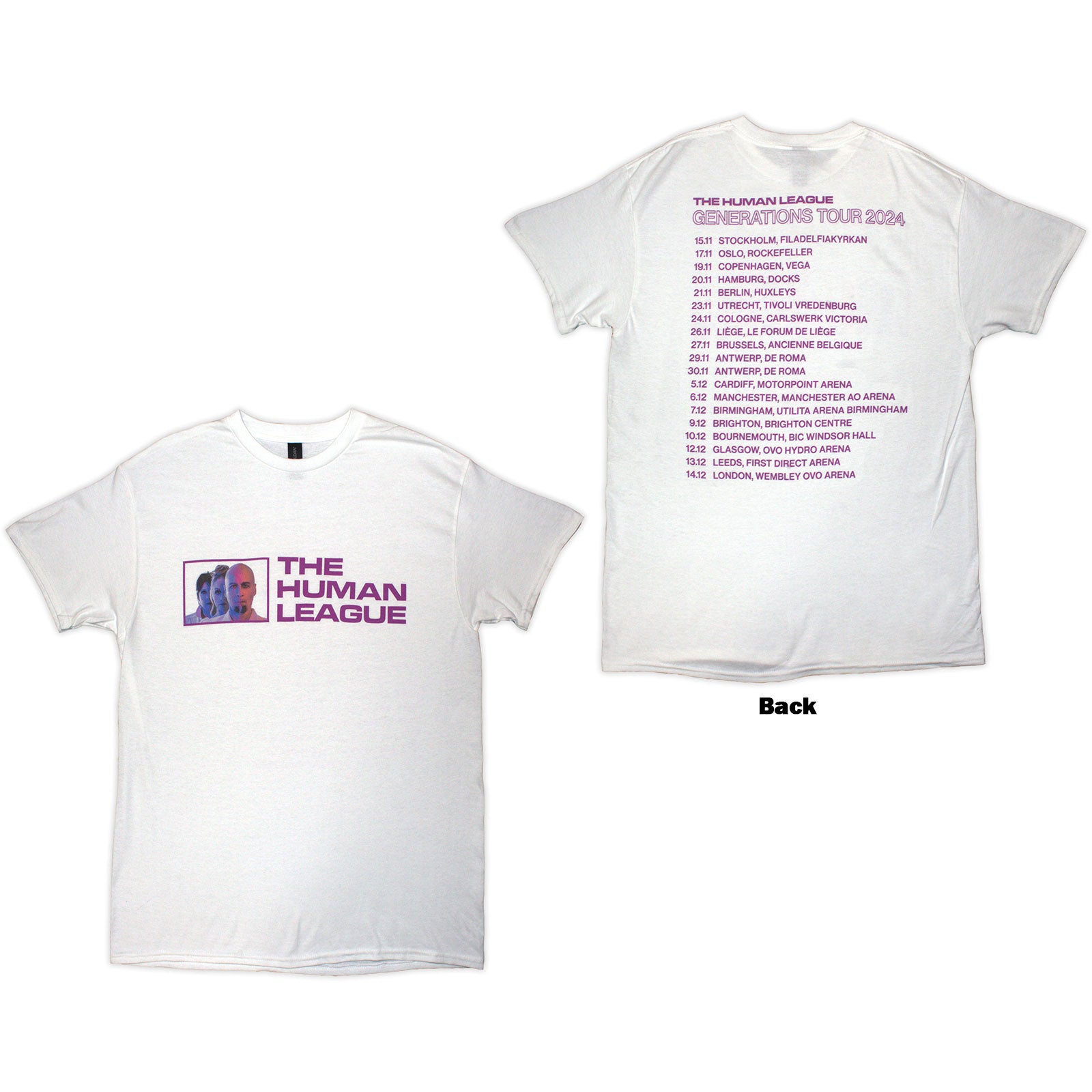 Human League Generations Tour '24 Photo T-shirt