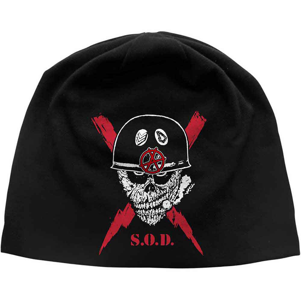 Stormtroopers Of Death Scrawled Lightning Jd Print Beanie
