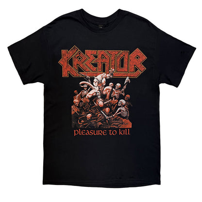 Kreator Pleasure To Kill T-shirt Front