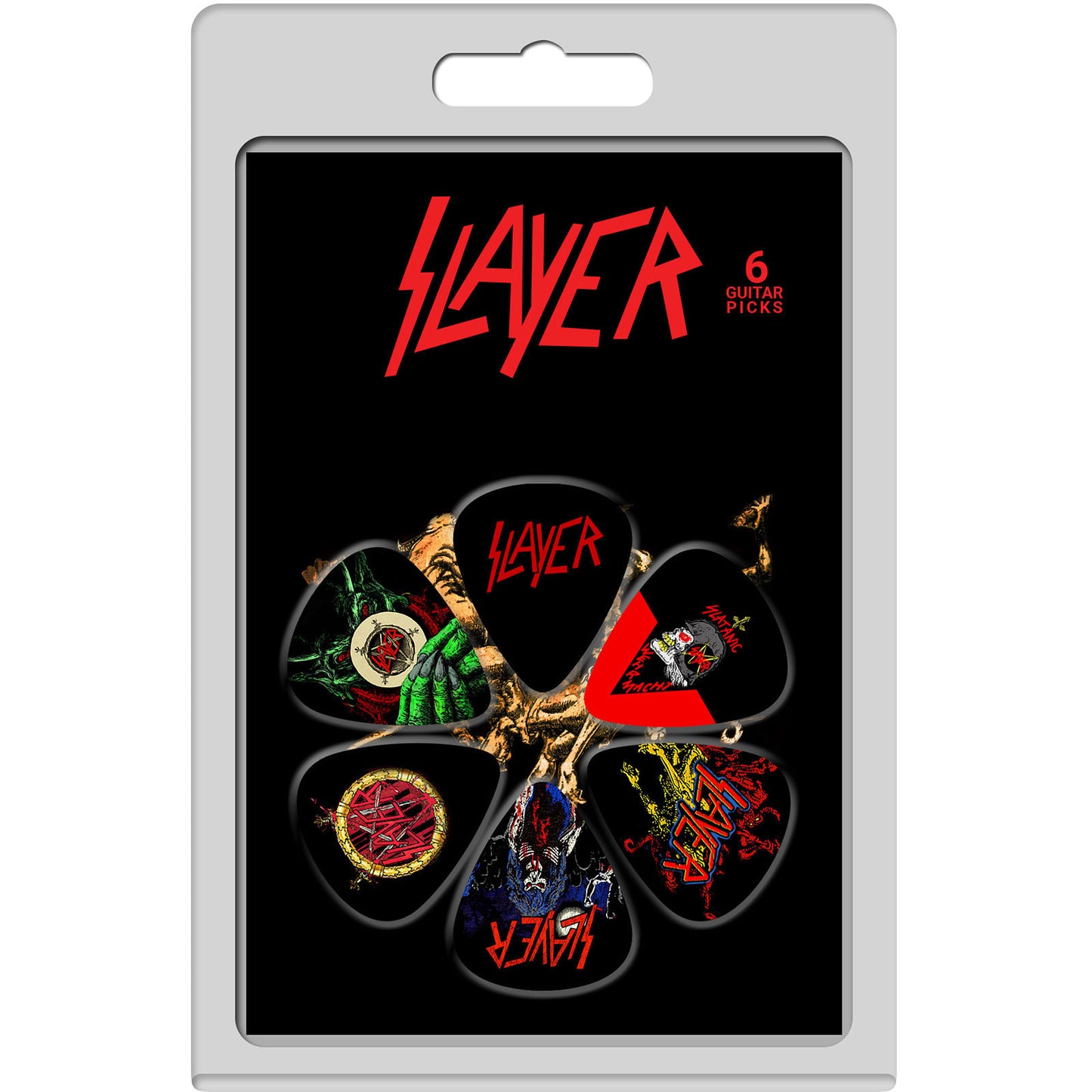Slayer Album Covers 6-pack Guitar Pick