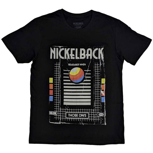 Nickelback Those Days Vhs T-shirt