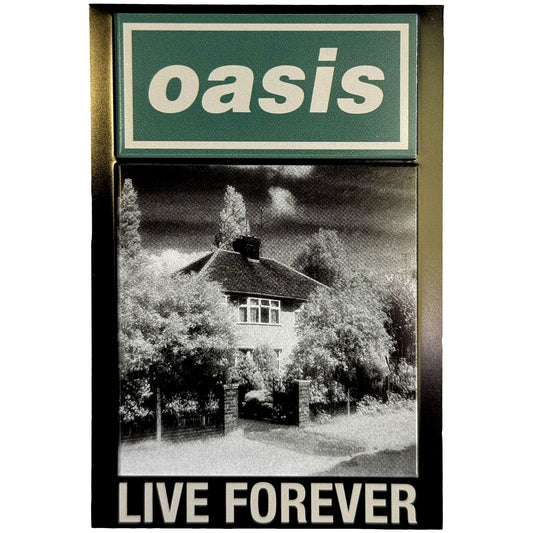 Oasis Live Forever Single Magnet