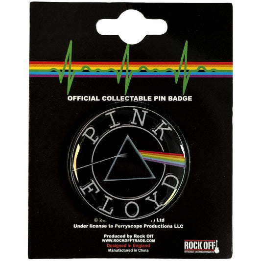 Pink Floyd Circle Logo Pewter Pin Badge