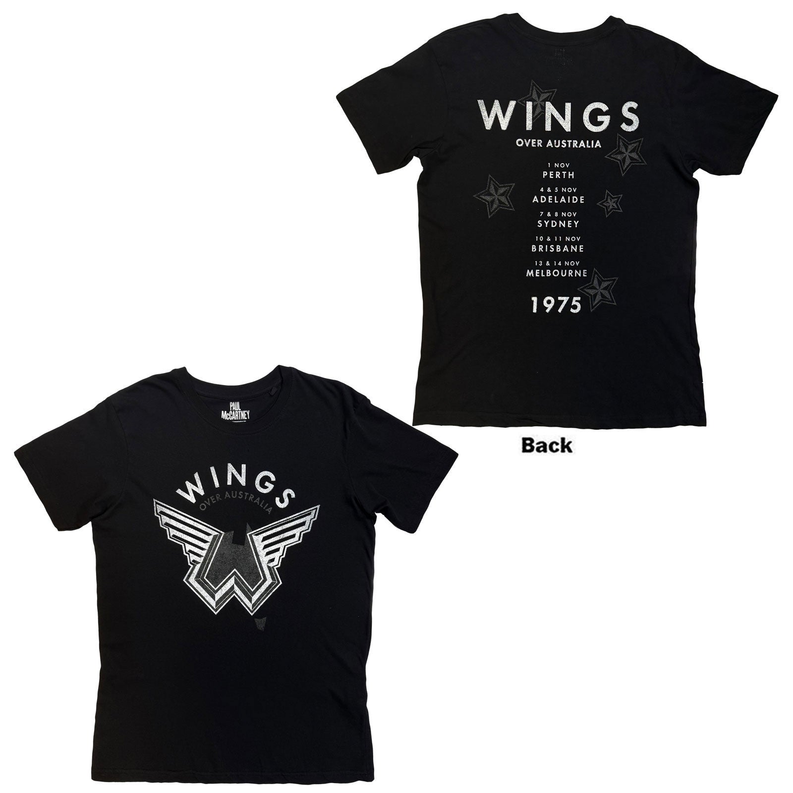 Paul Mccartney Wings Over Australia T-shirt