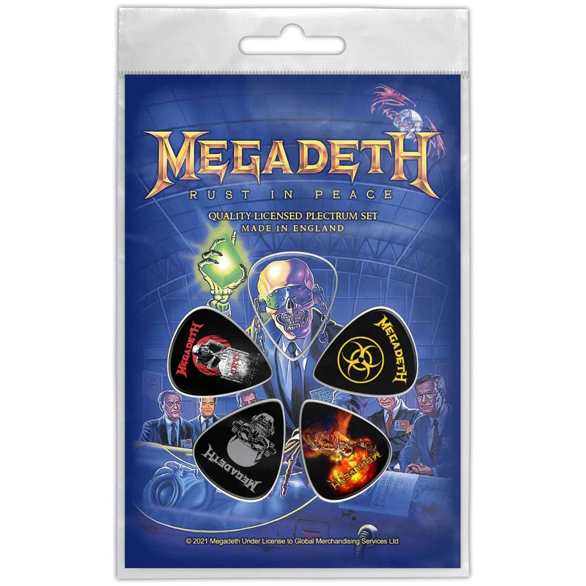 Megadeth Rust In Peace Guitar Pick 460764 | Rockabilia Merch Store