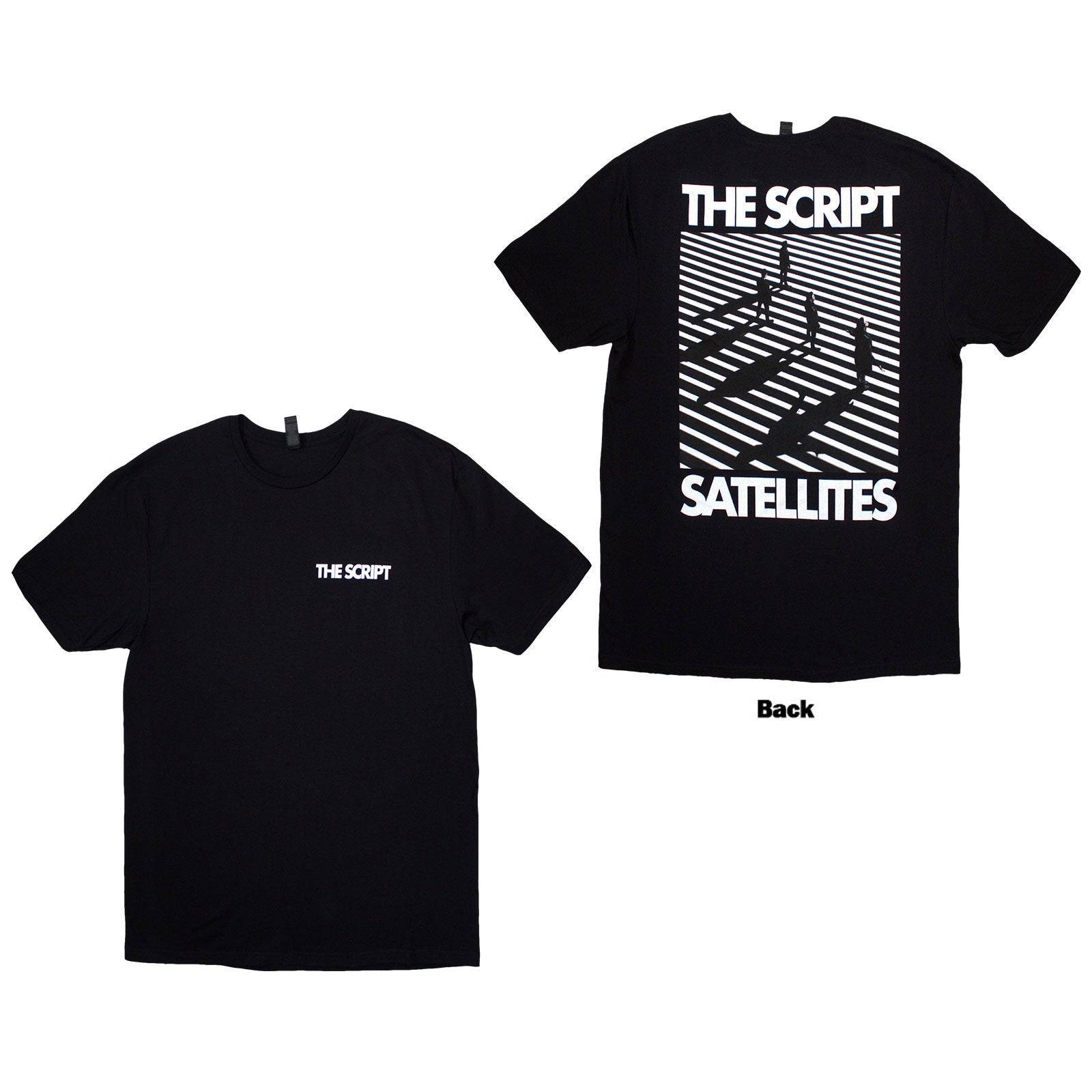 Script Satellites & Pocket Logo T-shirt
