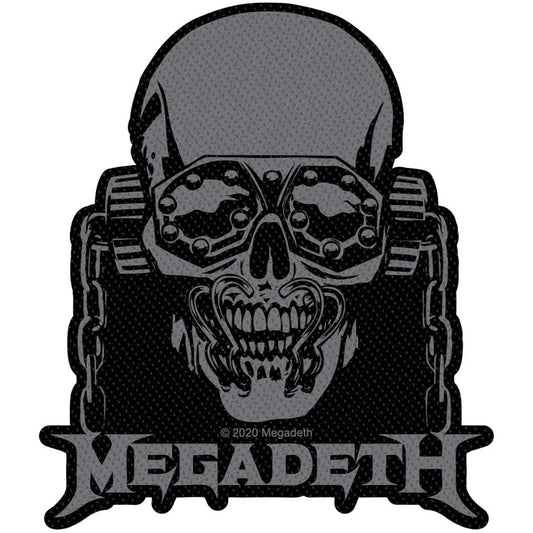 Megadeth Vic Rattlehead Cut Out Woven Patch