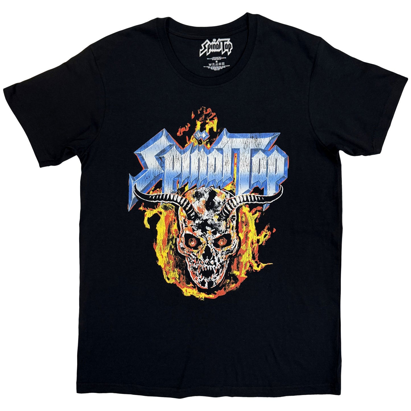 Spinal Tap Flame Skull T-shirt