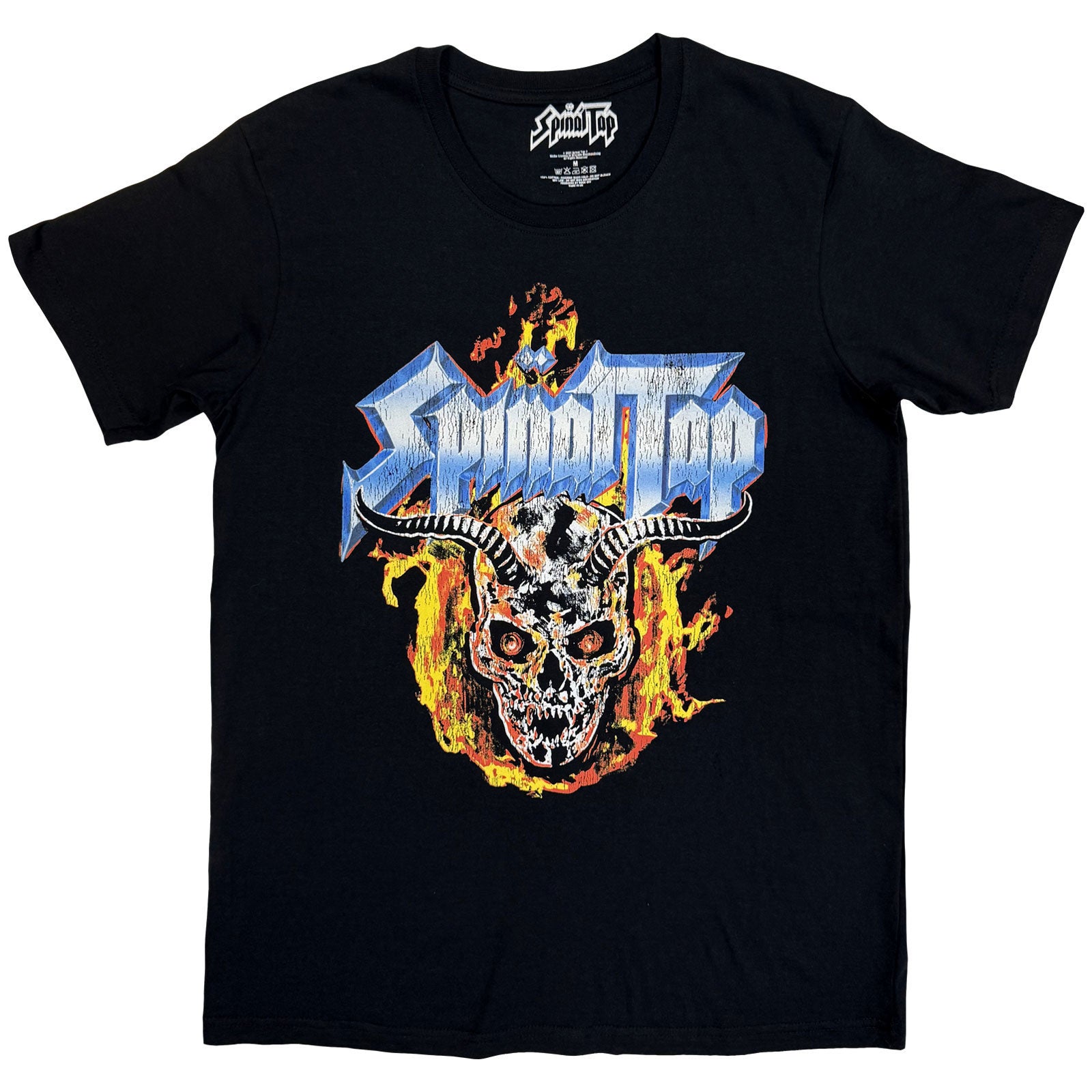 Spinal Tap Flame Skull T-shirt