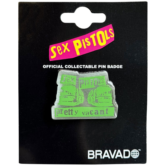 Sex Pistols Pretty Vacant Coaches Pewter Pin Badge