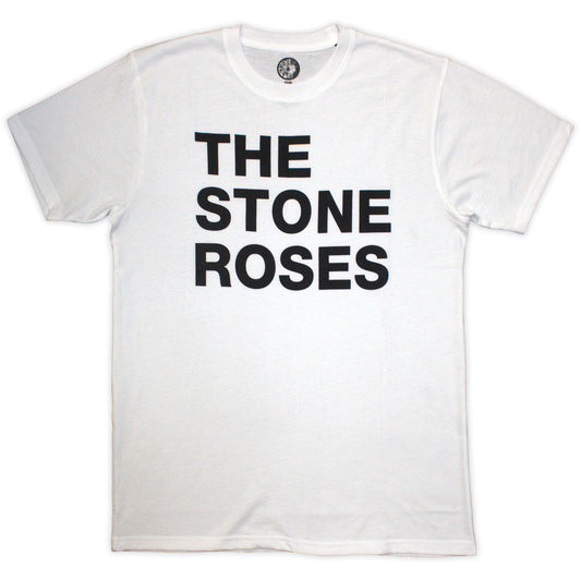 Stone Roses Left Justified Text T-shirt