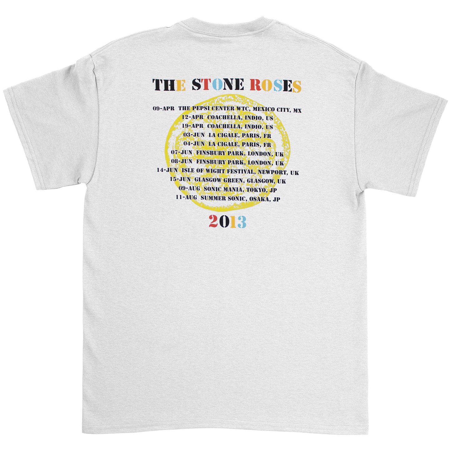 Stone Roses Tour 2013 T-shirt