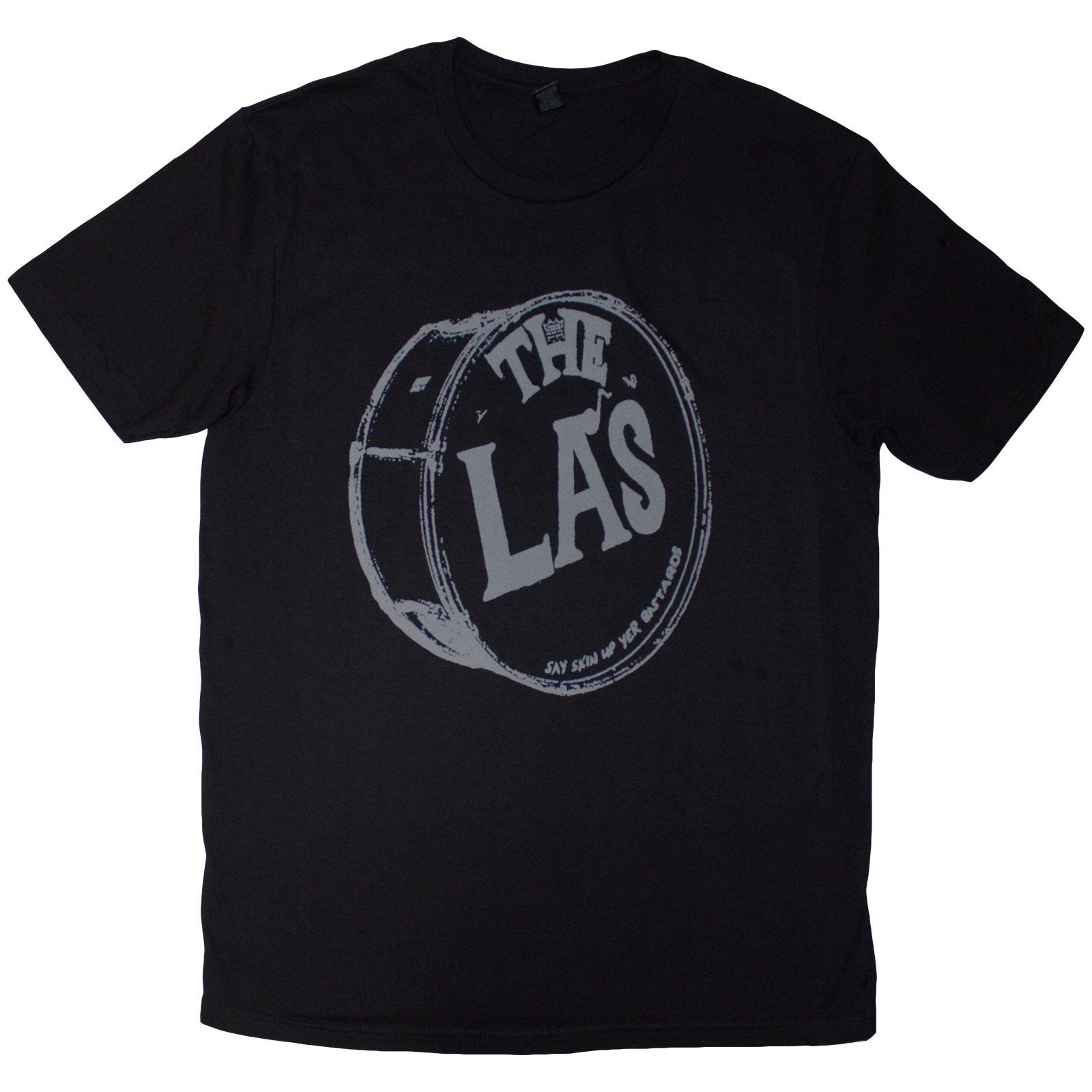 La's Grey Drum Head Logo T-shirt