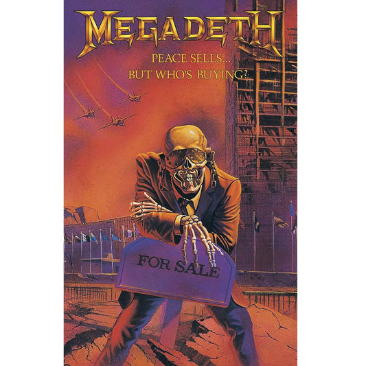Megadeth Peace Sells Poster Flag